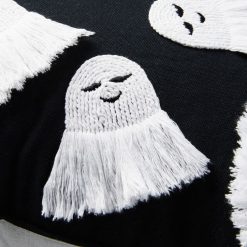 Alternative view of Hallmark - Fringe Ghosts Halloween Pillow, 16x16