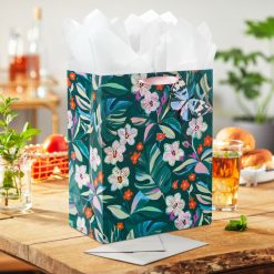 Alternative view of Hallmark - 13" Lacey Chabert Collection Green Floral Large Gift Bag