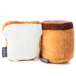 Alternative view of Hallmark - Better Together Peanut Butter and Jelly Magnetic Plush, 5