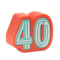 Hallmark - Charmers 40th Birthday Silicone Charm