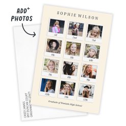 Alternative view of Hallmark - Through the Years Photo Collage Graduation Announcement