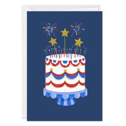 Hallmark - Patriotic Cake Custom Celebration Card