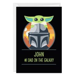 Hallmark - Personalized Star Wars: The Mandalorian Grogu Card