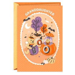 Hallmark - Disney Winnie the Pooh Happy Tricking and Treating Halloween Card for Granddaughter