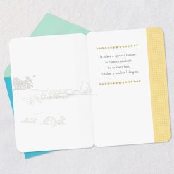 Alternative view of Hallmark - Disney Winnie the Pooh It Takes a Special Teacher Thank You Card for Teacher
