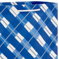 Alternative view of Hallmark - 9.6" Medium Blue and White Winter Gift Bags 4-Pack Assortment
