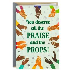 Hallmark - You Deserve All the Praise Congratulations Card