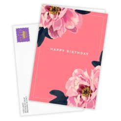 Alternative view of Hallmark - Pink Peonies Custom Birthday Card