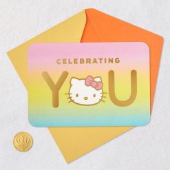 Alternative view of Hallmark - Sanrio Hello Kitty Celebrating You Birthday Card