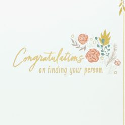 Alternative view of Hallmark - Congratulations on Finding Your Person Wedding Card