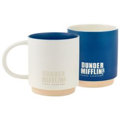 Alternative view of Hallmark - The Office Blue and White Stacking Mugs, Set of 2