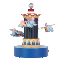 Hallmark - Disney Parks Memories 70 Years of Disneyland Dumbo the Flying Elephant Musical Ornament With Light and Motion