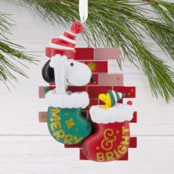 Alternative view of Hallmark - Peanuts Snoopy and Woodstock Merry & Bright Hallmark - Ornament