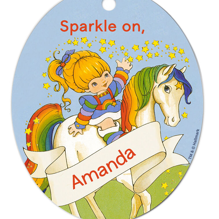 Hallmark - Rainbow Brite Metal Personalized Ornament, Custom Text - Image 5