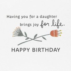 Alternative view of Hallmark - You Bring Joy Birthday Card for Daughter