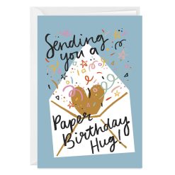 Hallmark - Paper Hug Custom Birthday Card