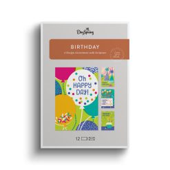 Alternative view of Hallmark - Oh Happy Day Assorted Religious Birthday Cards, Box of 12