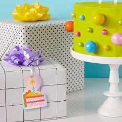 Alternative view of Hallmark - Cake and Candle Die-Cut Gift Tag