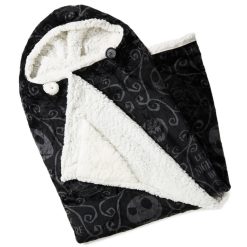 Hallmark - Disney Tim Burton's The Nightmare Before Christmas Jack Skellington Hooded Blanket