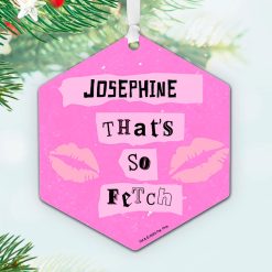 Alternative view of Hallmark - Mean Girls Metal Personalized Ornament, Custom Text