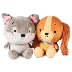 Hallmark - Better Together Disney Lady and the Tramp Magnetic Plush Pair, 5.5