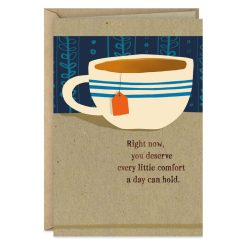 Hallmark - Cup of Hot Tea Get Well Card