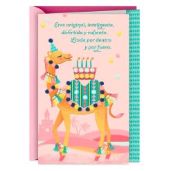 Hallmark - You're Beautiful Spanish-Language Birthday Card for Girl