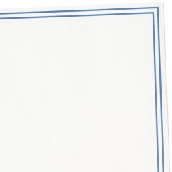Alternative view of Hallmark - Double Blue Border Stationery Set, Box of 20