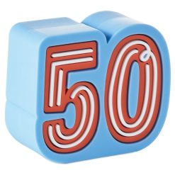 Hallmark - Charmers 50th Birthday Silicone Charm