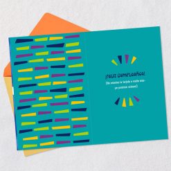 Alternative view of Hallmark - A Message Only for You Spanish-Language Funny Birthday Card