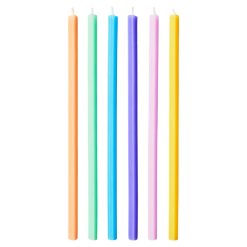 Hallmark - Colorful Triangular Party Candles, Pack of 6