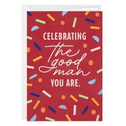 Hallmark - Celebrating a Good Man Custom Birthday Card