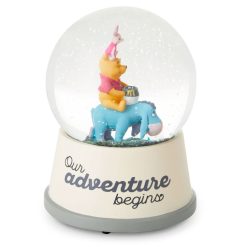 Hallmark - Disney Baby Winnie the Pooh Our Adventure Begins Musical Snow Globe