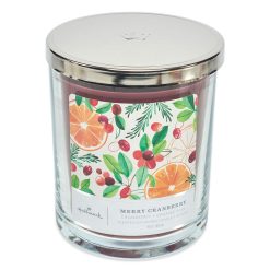 Hallmark - Merry Cranberry Scented 3-Wick Candle, 16 oz.