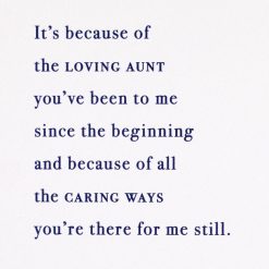 Alternative view of Hallmark - A Special Connection Birthday Card for Aunt