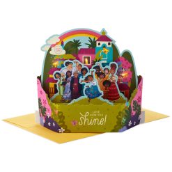 Hallmark - Disney Encanto Love How You Shine Musical 3D Pop-Up Card for Kids With Light