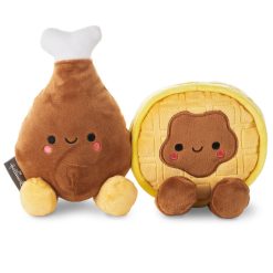 Hallmark - Better Together Chicken and Waffle Magnetic Plush, 6.75