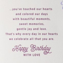 Alternative view of Hallmark - You've Touched Our Hearts Birthday Card for Granddaughter