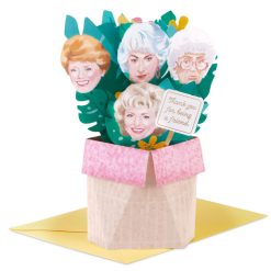 Hallmark - The Golden Girls Thank You for Being a Friend 3D Pop-Up Friendship Card