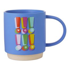Hallmark - Woo Hoo Exclamation Points Mug, 16 oz.