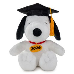 Alternative view of Hallmark - Peanuts 2026 Snoopy in Grad Cap Plush, 7.5