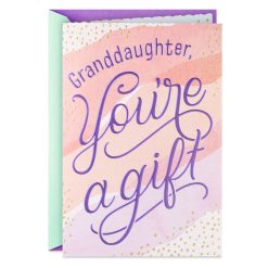 Hallmark - You're a Wonderful Gift Birthday Card for Granddaughter