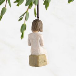 Alternative view of Hallmark - Willow Tree Figurine With Book 2026 Year-Dated Ornament
