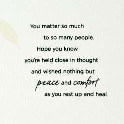 Alternative view of Hallmark - There's a Circle of Caring All Around You Get Well Card
