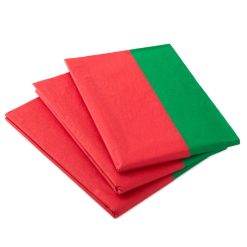 Hallmark - Red and Green 2-Pack Bulk Tissue Paper, 100 sheets