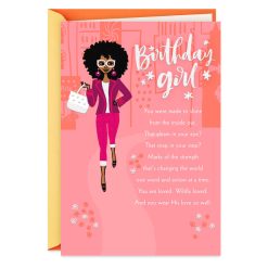 Hallmark - You Were Made to Shine Religious Birthday Card