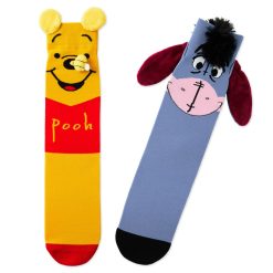 Hallmark - Disney Winnie the Pooh and Eeyore Novelty Crew Socks, 1 pair