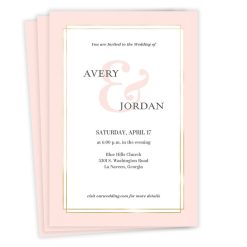 Hallmark - Modern Ampersand Wedding Invitation