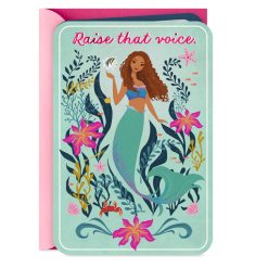 Hallmark - Disney The Little Mermaid Raise That Voice Birthday Card