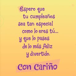 Alternative view of Hallmark - Day as Special as You Are Spanish-Language Birthday Card